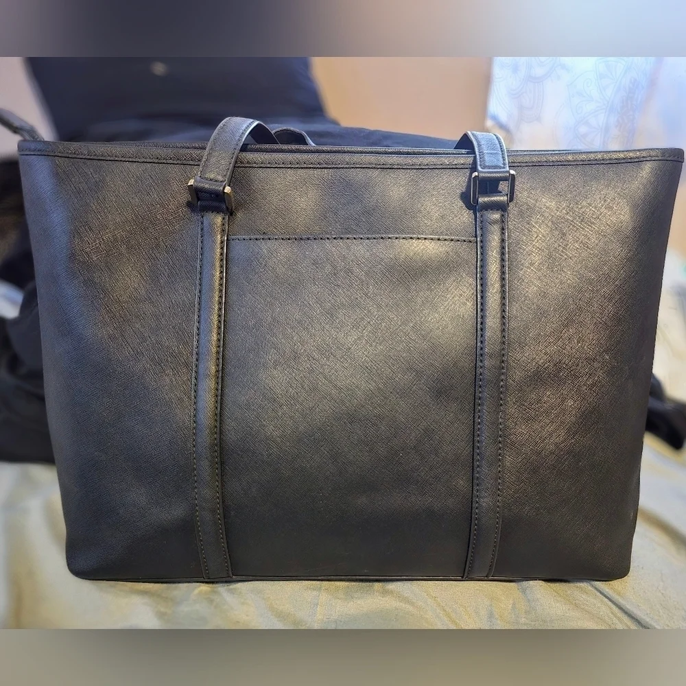 Michael Kors Large Black Saffiano Leather Tote Bag